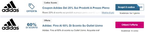 codice sconto adidas giugno